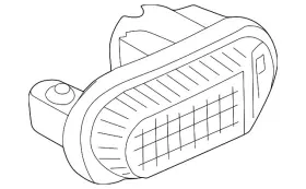 Honda 33851-s2a-j02 Genuine Turn Signal Light Assembly