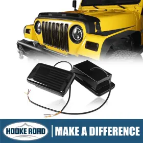 725576623162 HOOKE ROAD Drl Turn Signals Amber Leds Tj Jeep