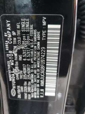 116-50688L HYUNDAI Driver Corner Light Fog Driving Bumper