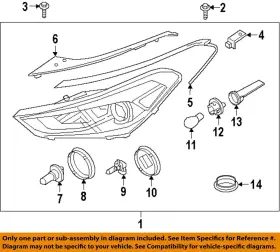 1864428087L HYUNDAI OEM Exterior Bulb Elantra