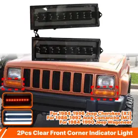 HY010273-CLEAR IXUANZZ Led Front Corner Turn Signal Light Xj