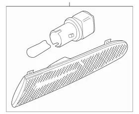 XR847583 JAGUAR Signal Lamp