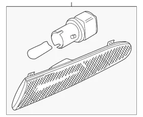 XR847584 JAGUAR Signal Lamp
