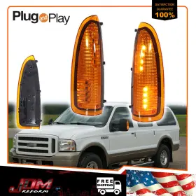 RB-110AA JDMTECH Led Turn Signal Lights Tow Mirrors F250 F350