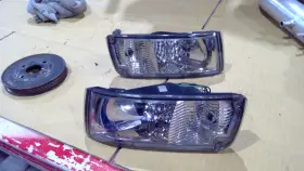 RB-490CS JDMTECH Front Bumper Turn Signal Lights Housings Kit