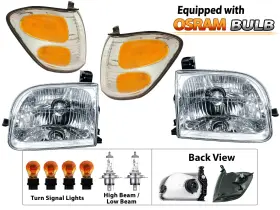 KAPTO323003 Head Lights Signal Lamps Double Set Tundra