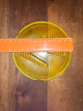 LS-371 KD Turn Lense Antique Amber Glass Signal Bus #3
