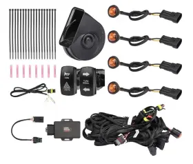 B0802-00308-BK KEMIMOTO Utv Turn Signal Horn Wired Plug Play