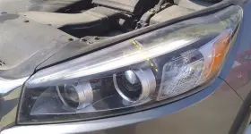 114-60850L KIA Driver Headlight Halogen Bar Led Accents