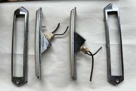 06VB-15B-443-AA LINCOLN Pillar Opera Lights Bezels Set