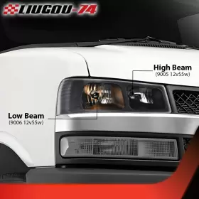 LG-02HLA4546ABKR LIUGOU74 Savana Van Headlight Headlamp Chevy #3