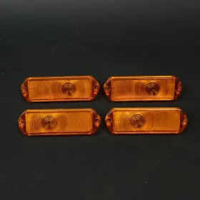 1963AMB LSAS Bel Air Amber Turn Signal Parking Light Lenses