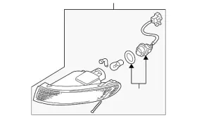 TA01-51-350B MAZDA Signal Lamp Millenia