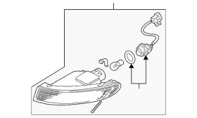 TB94-51-360 MAZDA Signal Lamp Millenia TB94-51-360 MAZDA Signal Lamp Millenia