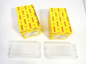 0018267190 MERCEDES Set Bosch Fog Light Lamp Glass Lens 450SL