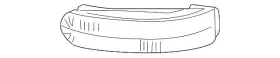 163-820-04-21 MERCEDES Turn Signal Light Lens