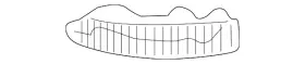 171-820-04-21-64 MERCEDES Signal Lamp
