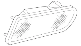 Mercedes-benz 220-820-02-21-64 Genuine Mercedes-benz Turn Signal Lamp