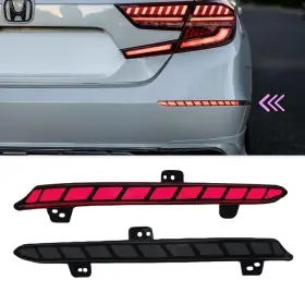 MO001AC-XH-3 MOER-MOTOR Smoked Led Rear Bumper Reflector