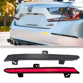 MO002AC-XH3 MOER-MOTOR Smoked Lens Led Rear Bumper Reflector