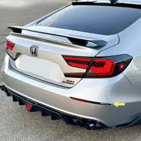 MO003AC-XH3 MOER-MOTOR Smoked Led Rear Bumper Reflector Light #3