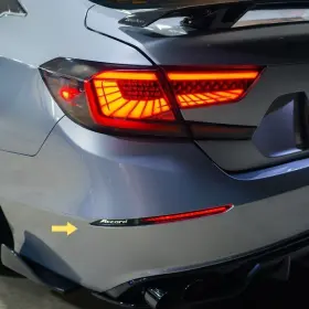 MO003AC-XH3 MOER-MOTOR Smoked Led Rear Bumper Reflector Light