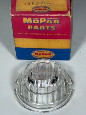 Mopar 1383716 Nos 1950-54 Plymouth 50-52 Dodge 6 Backup Lamp Lens