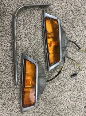 2448601 MOPAR Left Right Parking Light Lamp Lens Set Chrysler