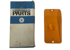 2525641 MOPAR Parking Light Lamp Lens Amber Nos A100 Dodge 2525641 MOPAR Parking Light Lamp Lens Amber Nos A100 Dodge