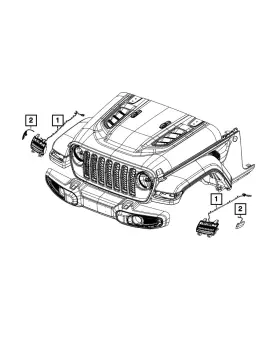 55112884AH MOPAR Turn Signal Lamp Right Park