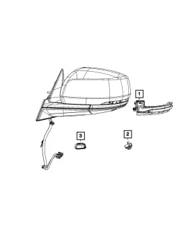68551405AA MOPAR Turn Signal Lamp Left