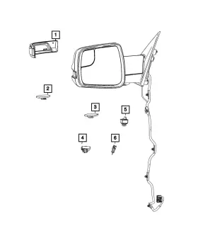68620524AB MOPAR Turn Signal Lamp Right