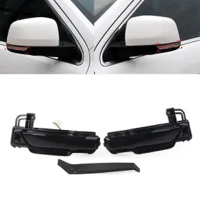 Motohij 550720981290 Sequential Rearview Mirror Turn Signal Light For Jeep Grand Cherokee Wk2 11-20