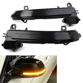 550727388634 MOTORSHOP 77USA Dynamic Turn Signal Mirror Light