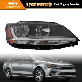 VW2503168 MOTORTOTAL6 Halogen Led Drl Headlight Headlamp Rh