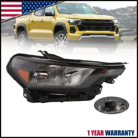 87818227 NAKKAA Headlight Headlamp Right Halogen Chevrolet