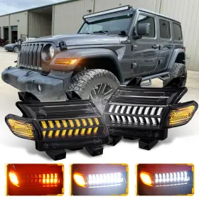 Nimarker 762891746879 2x Sequential Led Turn Signal Lights Smoked Fender Lamps For Jeep Jl Sport 2018 Nimarker 762891746879 2x Sequential Led Turn Signal Lights Smoked Fender Lamps For Jeep Jl Sport 2018