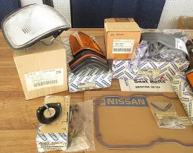 21D1 NISSAN Nos Lamps Wiring Lens Seat Belts Decal #2