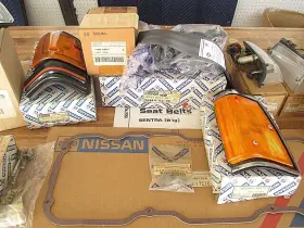 21D1 NISSAN Nos Lamps Wiring Lens Seat Belts Decal #3