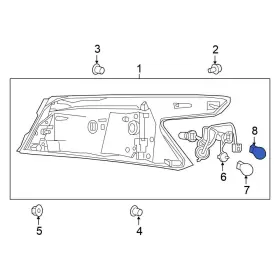262619B91C NISSAN OE Rear Turn Signal Light Bulb Maxima