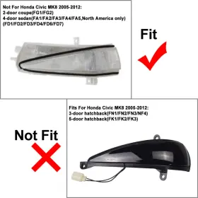 550714405603 NOMURA Flowing Led Rearview Mirror Dynamic Turn #3