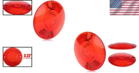 24860 NTHREEAUTO Turn Signal Lens Covers Flat Lenses Front