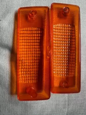3064 NISSAN Front Bumper Turn Signals Great 240Z Datsun #3