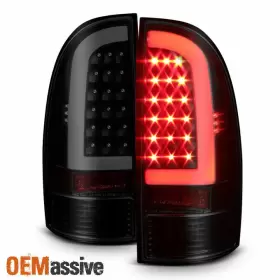 166-59887BL OEMASSIVE Led Tube Smoked Tail Lights Brake Lamps
