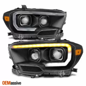 20975080 OEMASSIVE Sequential Led Square Projector Headlight #2