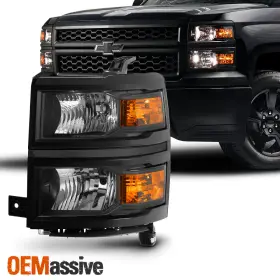 23380552 OEMASSIVE Driver Headlight Lamp 1500 Chevy Silverado