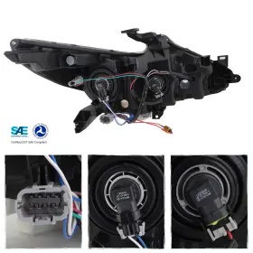 260109HS3B OEMASSIVE Halogen Led Drl Projector Headlights #2