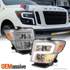 26060EZ21A OEMASSIVE Projector Led Light Bar Headlights Titan #2