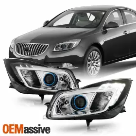 3361123LAS OEMASSIVE Led Drl Projector Headlights Buick Regal