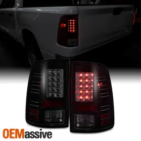 5-111-DRAM09-LED-BSM OEMASSIVE Smoked Tail Lights Brake Lamp